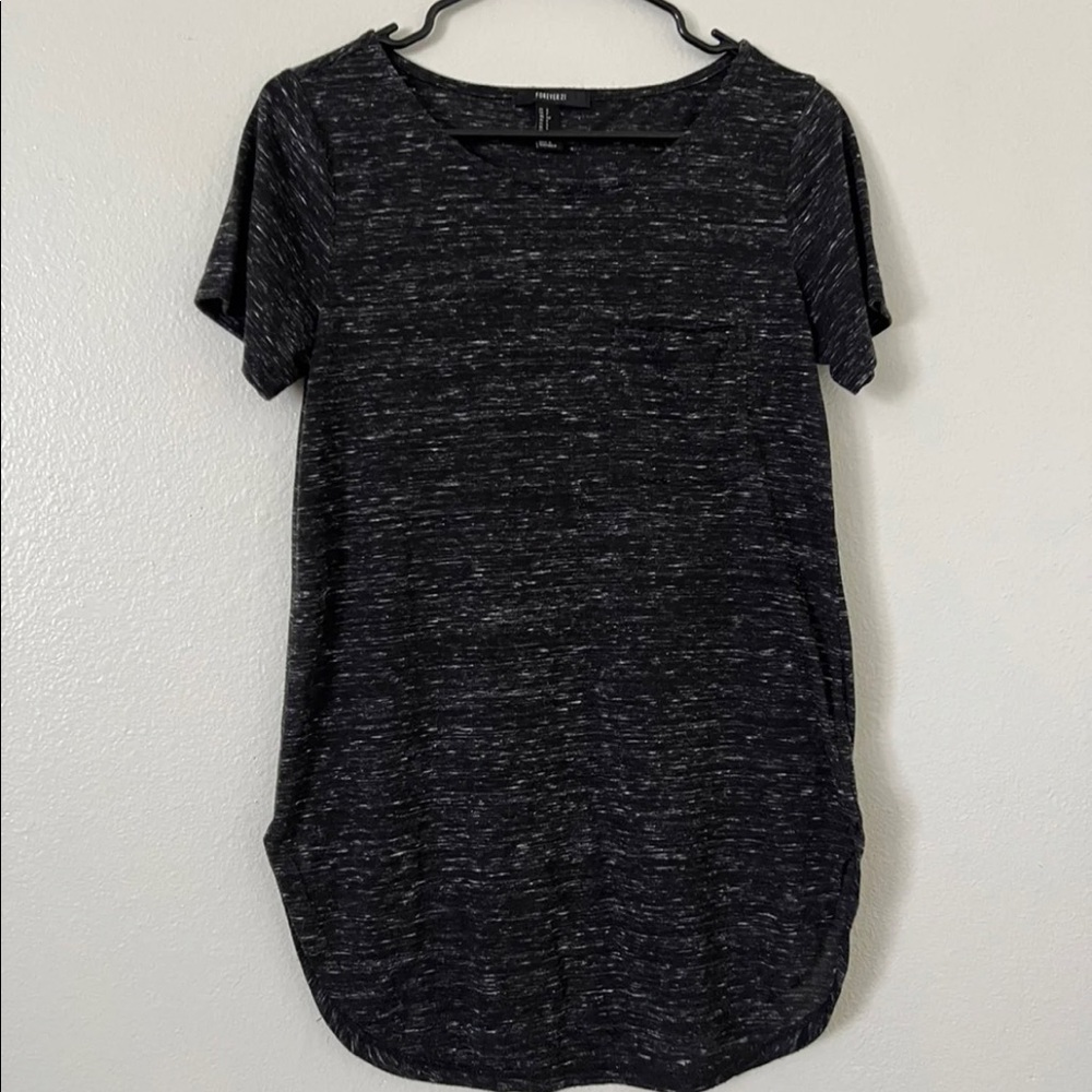 Charcoal Black Short Sleeve Tee